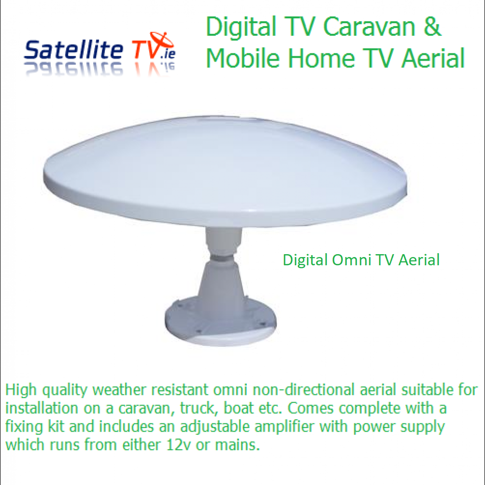 Caravan HD Satellite TV + Saorview TV DIY System Satellite TV Ireland